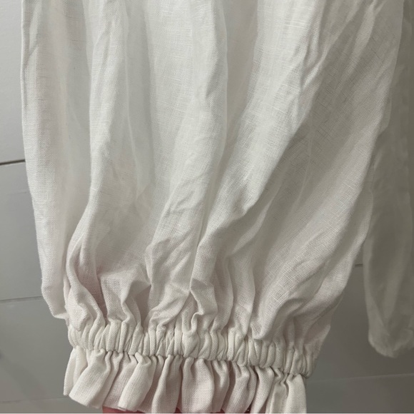 Anthropologie The Audie Linen Puff-Sleeve Blouse - Picture 13 of 16